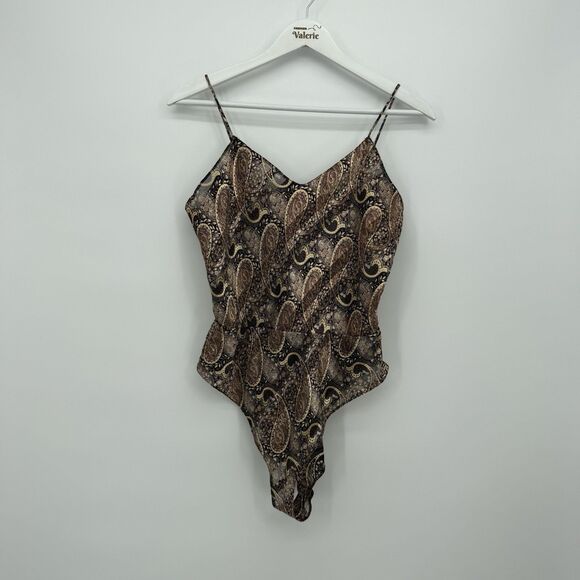 Indulgence Vintage Paisley Sleep Bodysuit One Piece Size Small - Picture 1 of 10